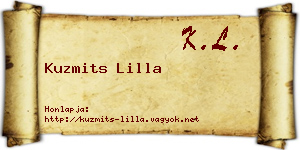 Kuzmits Lilla névjegykártya
